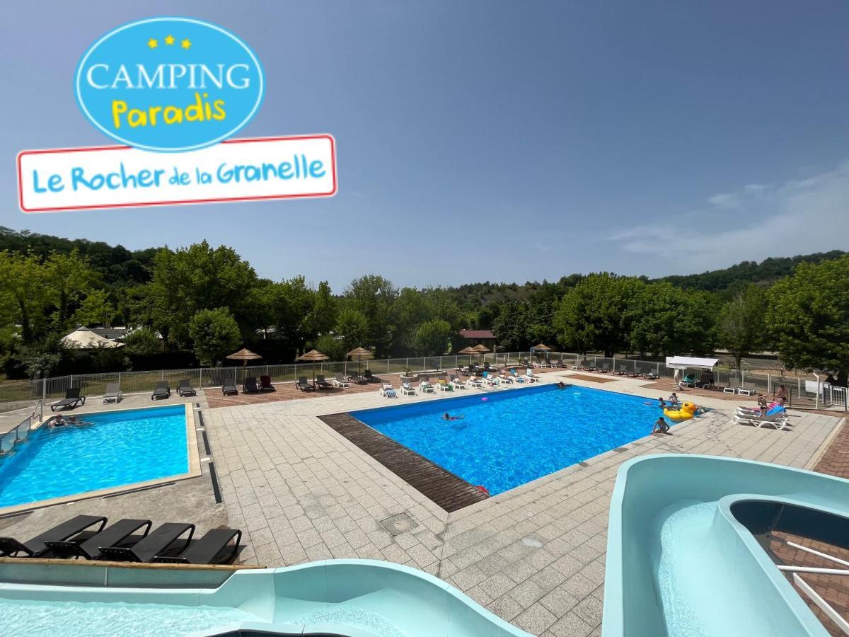 Camping Paradis Le Rocher De La Granelle Le Bugue Exterior foto